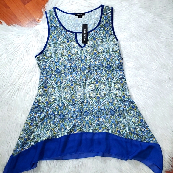 Espresso Tops - Espresso print top